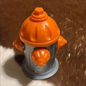 Gray w/Orange Fire Hydrant Shaped Case Tool Kit 1981 W.A. Made in Hong Kong